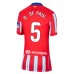 Atletico Madrid Rodrigo De Paul #5 Dámské Domácí Dres 2024-25 Krátkým Rukávem